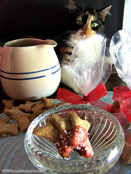 Oatmeal and kitty dog treats