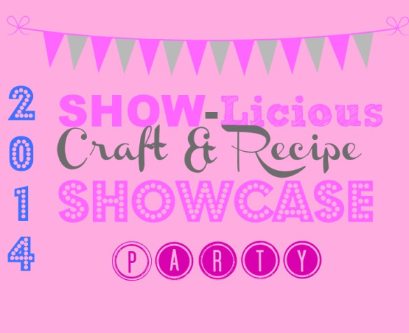 craft party logo Saturday SHOW=licious Craft and Recipe Showcase!