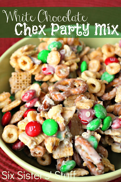 white chocolate chex party mix