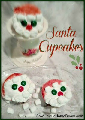 Santa Beard Cupcakes