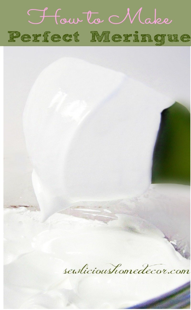 how to make perfect meringue