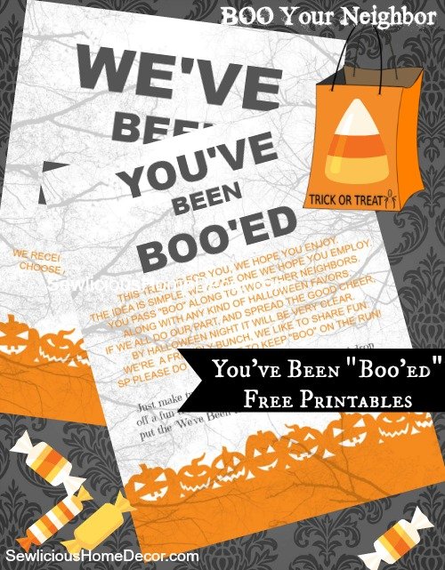 BOO your neighbor free printables