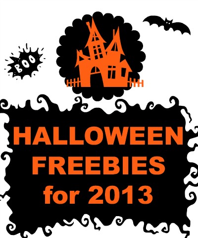 2013 halloween freebies