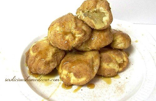 Apple pie bites
