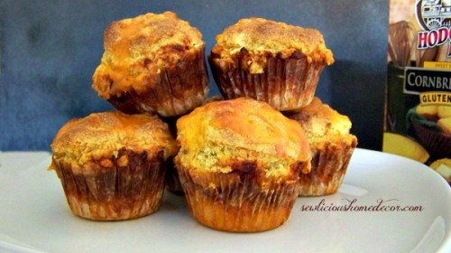 Chili muffins stack