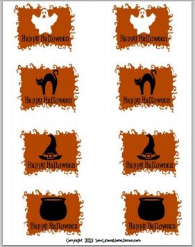 Halloween Spooky Gift Tags