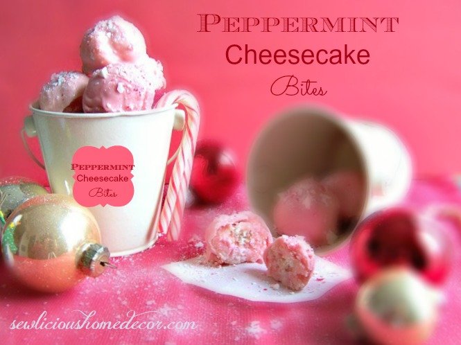 Peppermint Candy Cane Cheesecake Balls