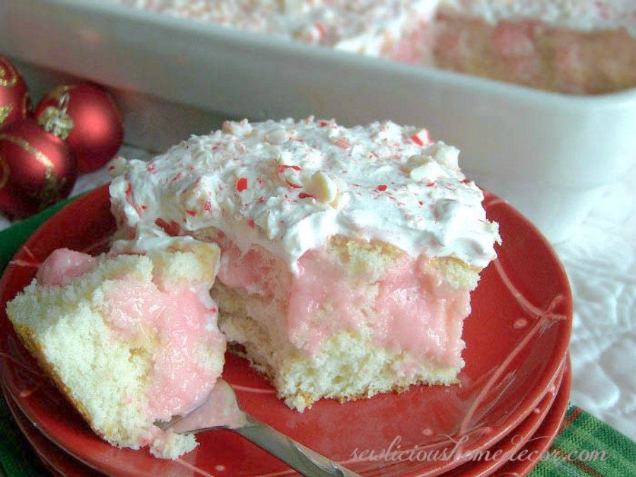 Peppermint Poke Cake Quick and Easy Holiday Recipe