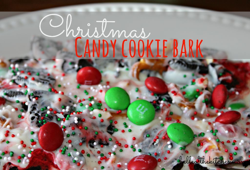 christmas candy cookie bark