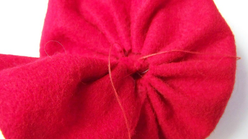 Felt flower tutorial #4
