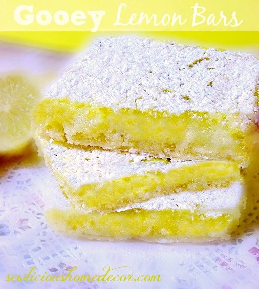 Ooey Gooey Lemon Bars Recipe