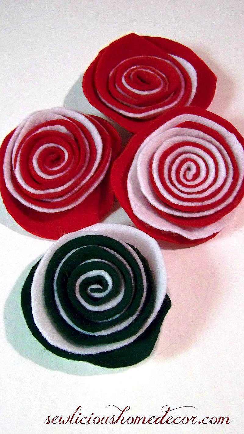 Two toned felt flower easy tutorial.