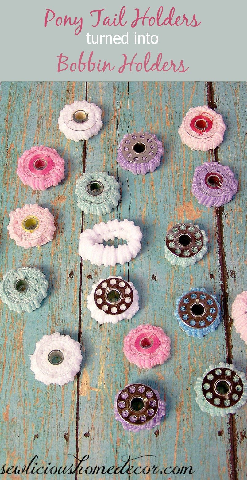 pony tail holer bobbin holders