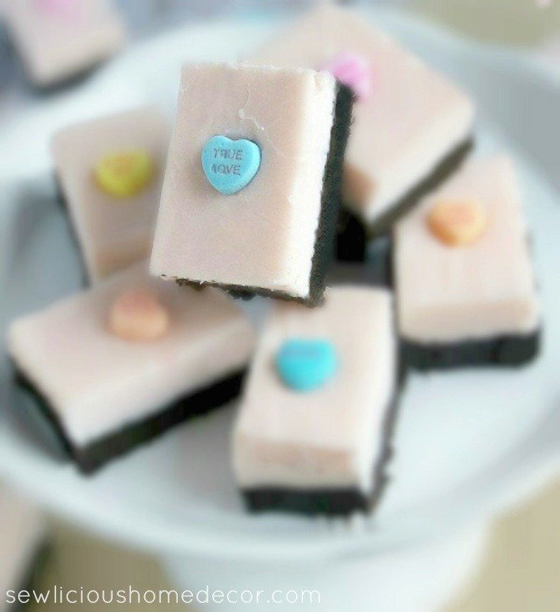 Oreo Valentine Fudge