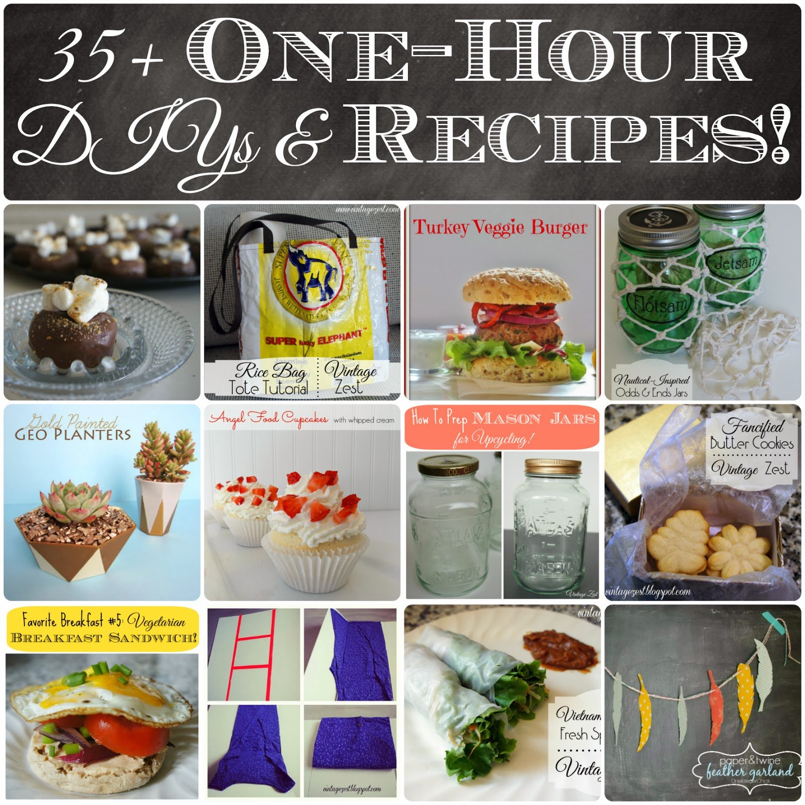 35 One-Hour DIYs & Recipes!