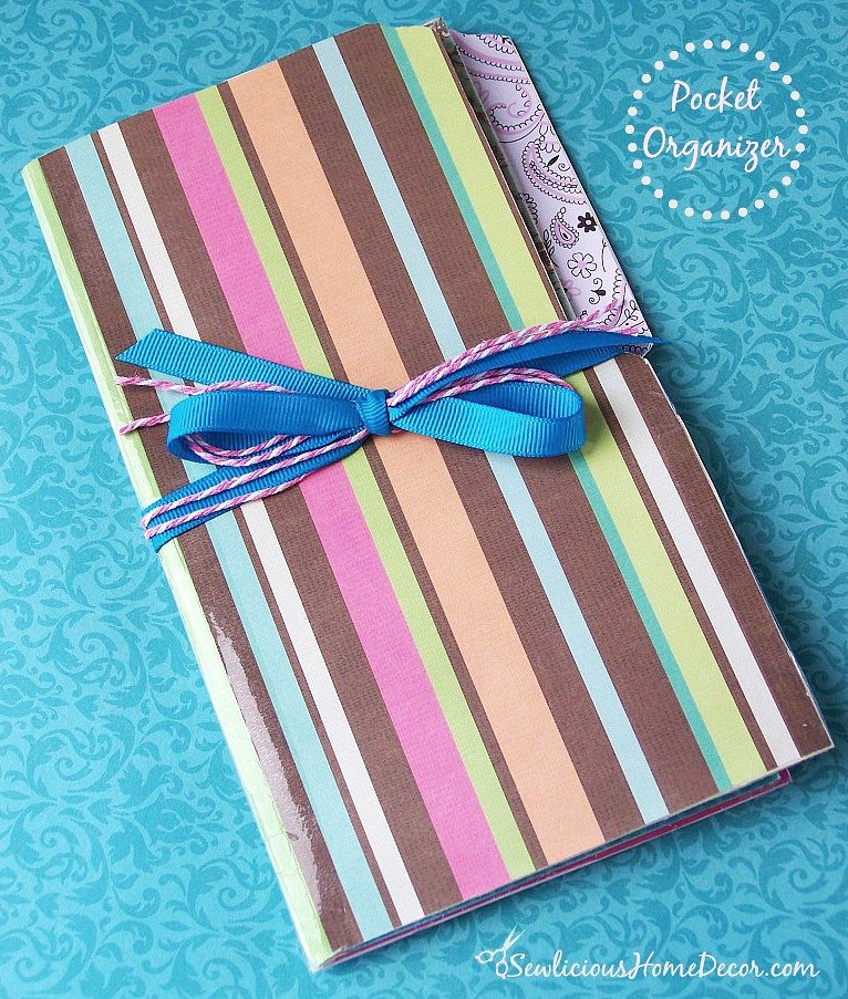 Pocket Organizer sewlicioushomedecor.com