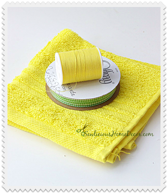 Washcloth Sewing Organizer Supplies