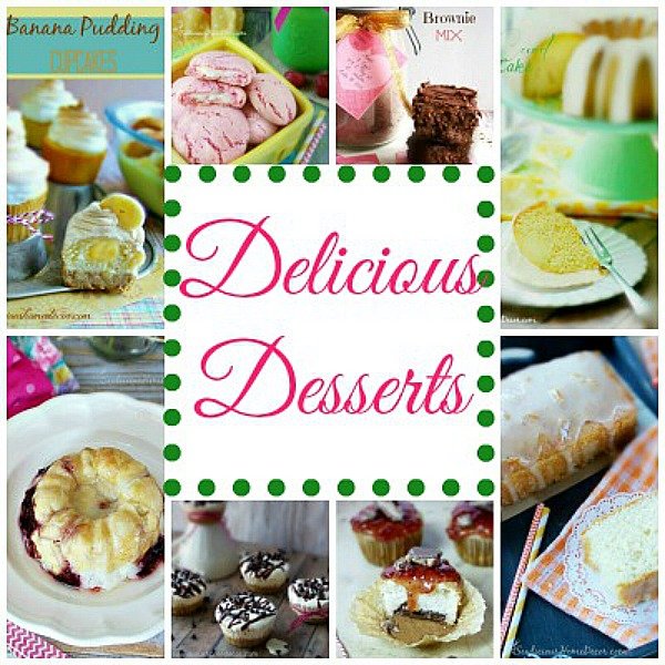 A Big list of Delicious Desserts at sewlicioushomedecor.com