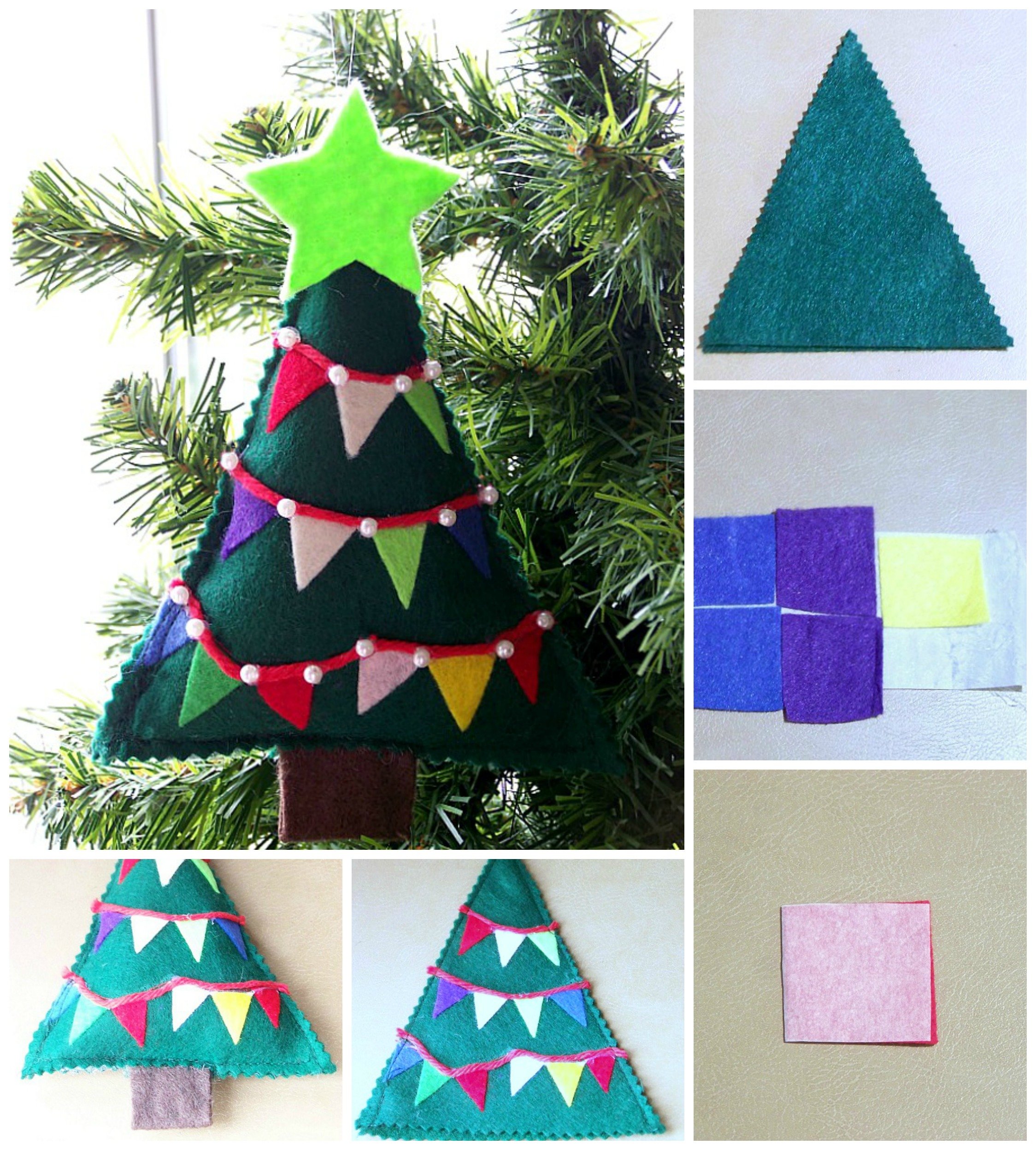 Felt Christmas Tree Tutorial