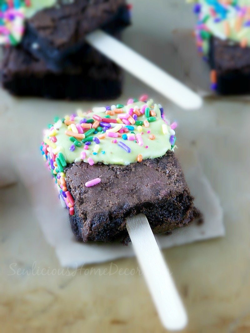 Brownie Popsicles