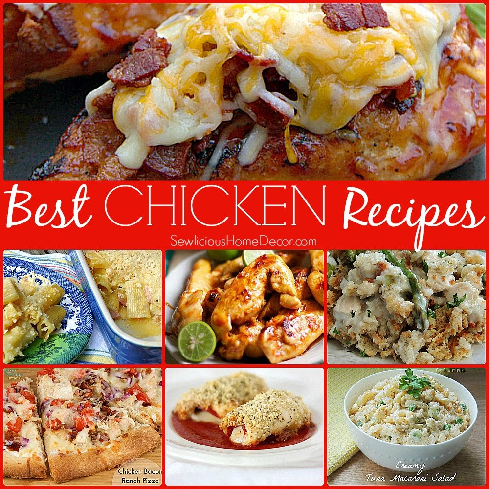Delicious Chicken Dinner Recipes at sewlicioushomedecor.com