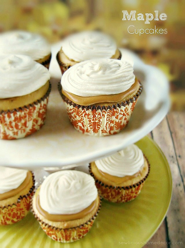 Maple Cupcakes with Maple Frosting