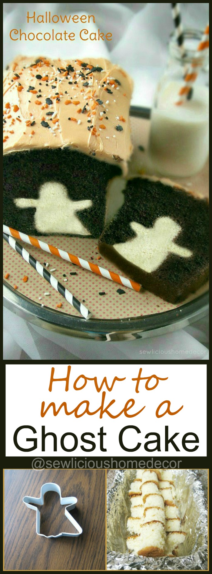 How To Make A Halloween Ghost Cake