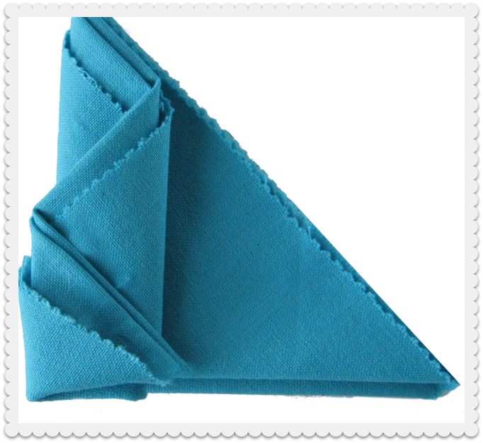 Holiday Flame Napkin Tutorial with Photos