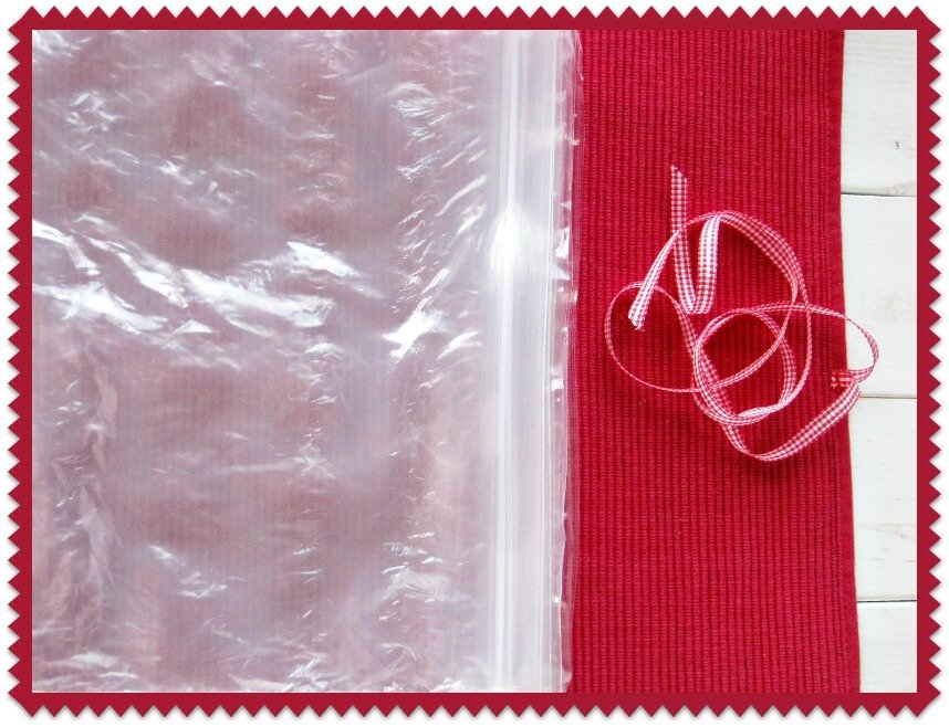 Sew ribbon on end of placemat sewlicioushomedecor.com