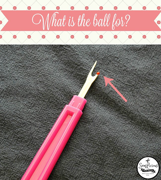 How to use a seam ripper
