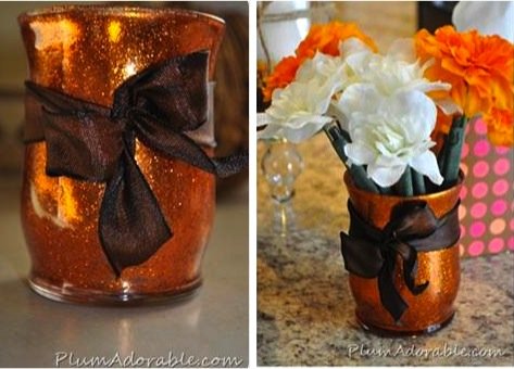 Glitter-Vase