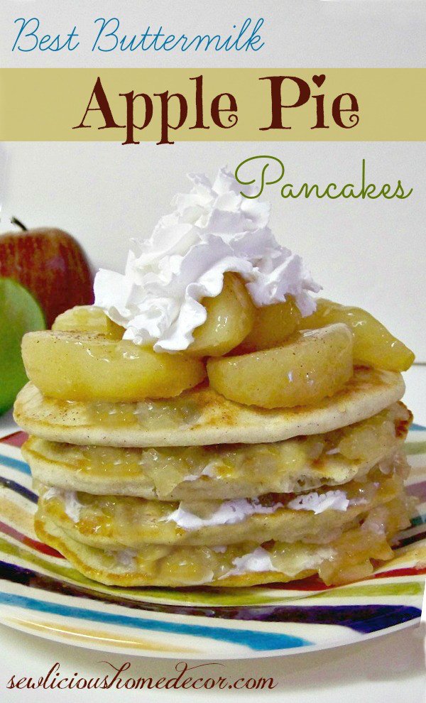Best-Buttermilk-Apple-Pie-Pancakes-with-cinnamon-and-whip-cream