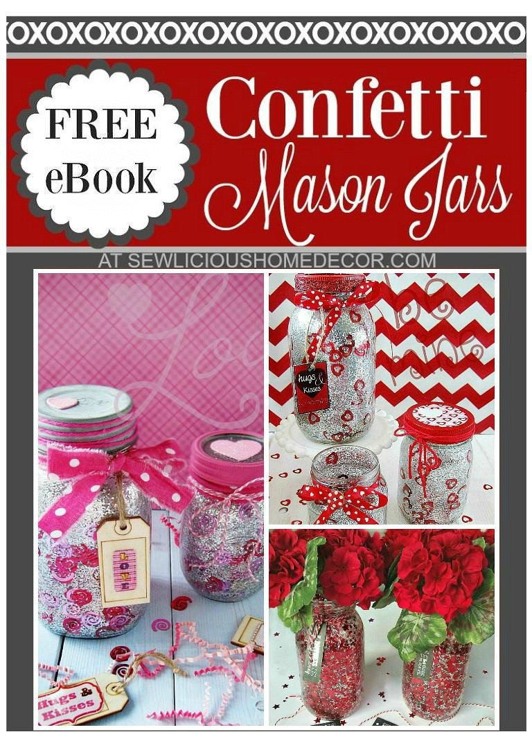 DIY Confetti Jars eBook at sewlicioushomedecor.com