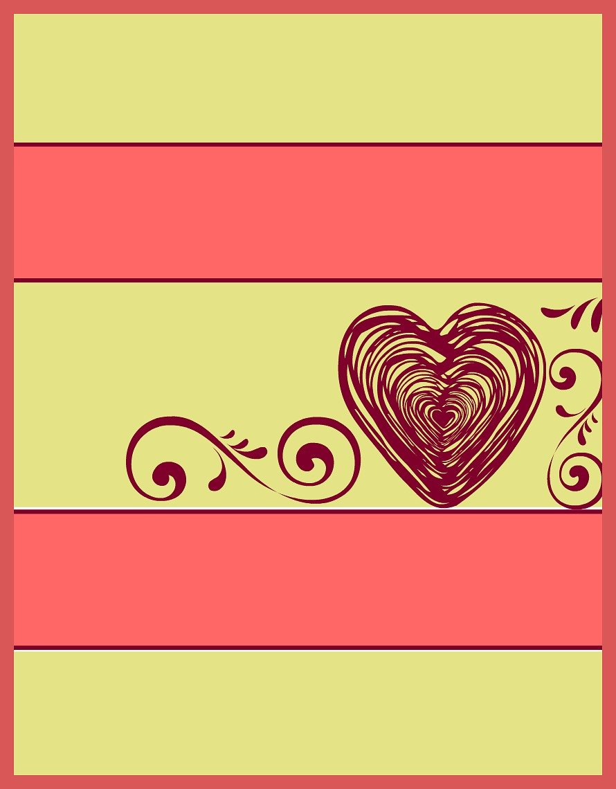 Striped Valentine Heart printable at sewlicioushomedecor.com