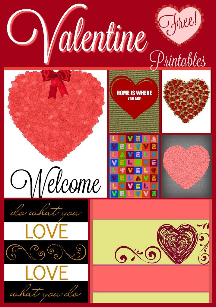 Valentine Free Printables Roundup at sewlicioushomedecor.com