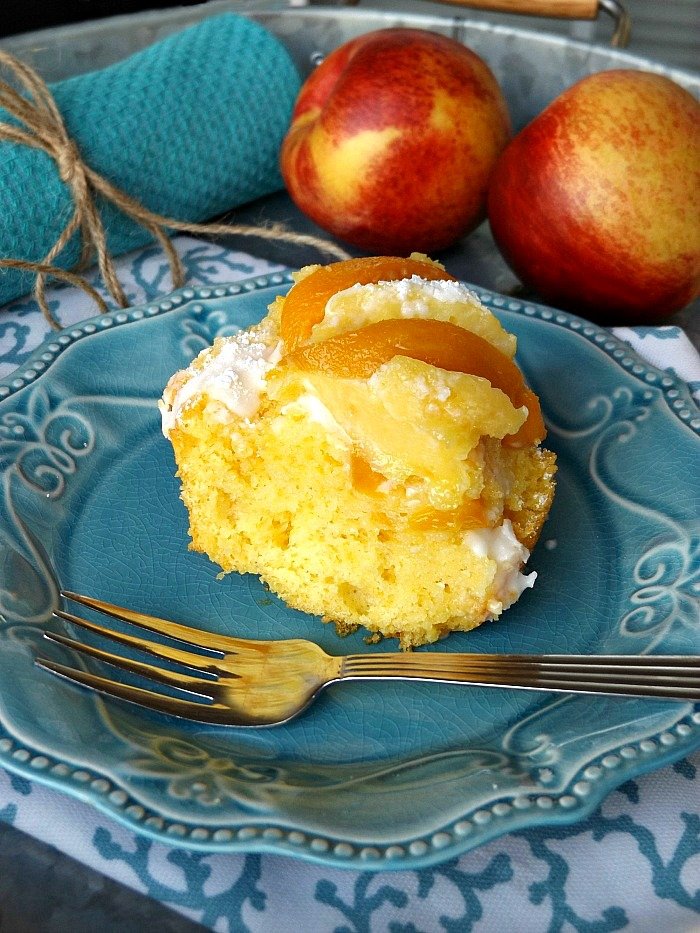 Fresh Buttermilk Peach Pound Cake sewlicioushomedecor.com