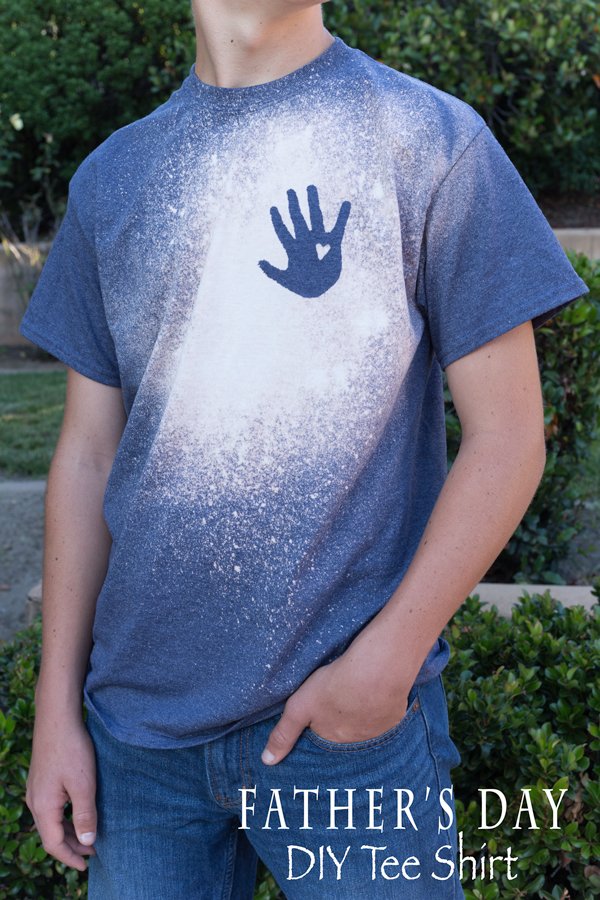 Bleach-T-Shirt-DIY-Fathers-Day-Gift