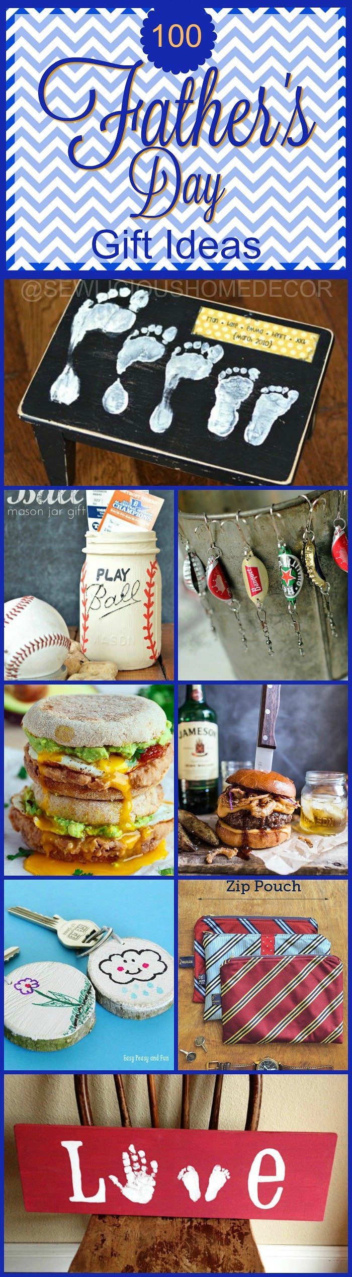 Over 100 Fathers Day Gift Ideas and Recipes at sewlicioushomedecor