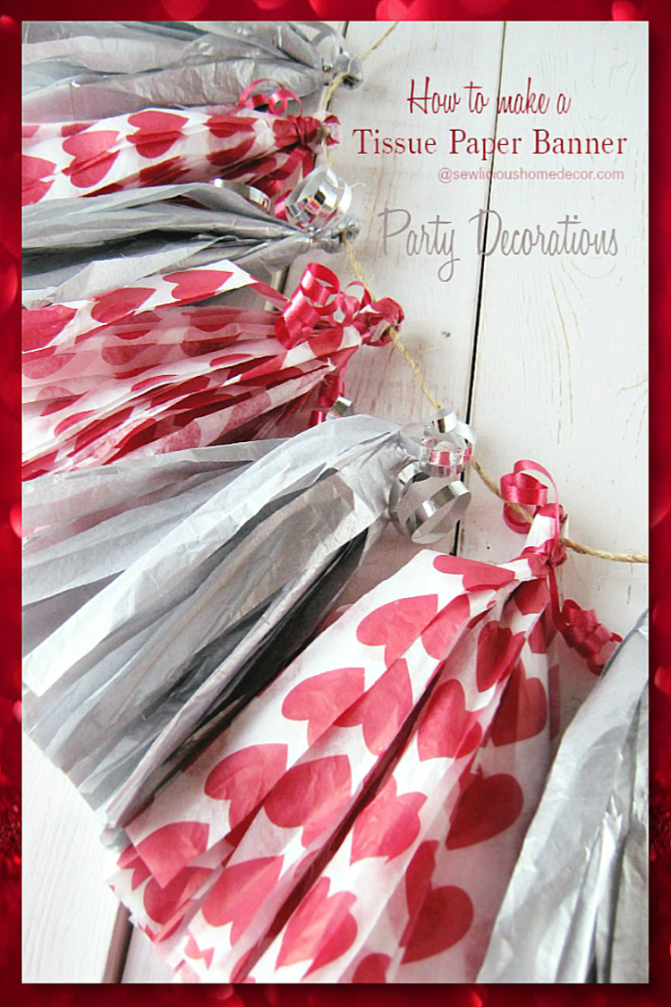 Tissue Paper Party Banner