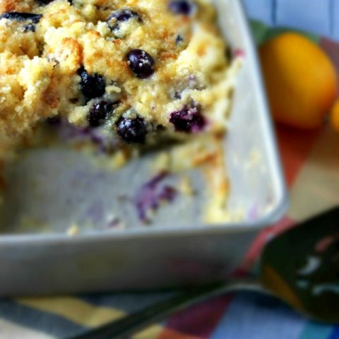 Lemon Blueberry Cake French Toast