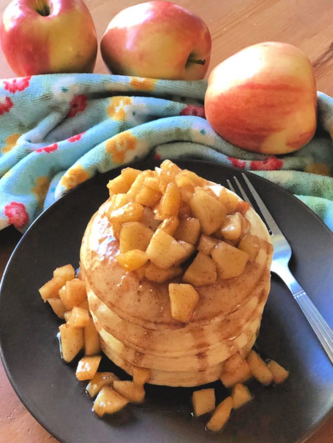 Healthy Skillet Softened Cinnamon Baked Apple Pancakes Healthy Skillet Softened Cinnamon Baked Apple Pancakes