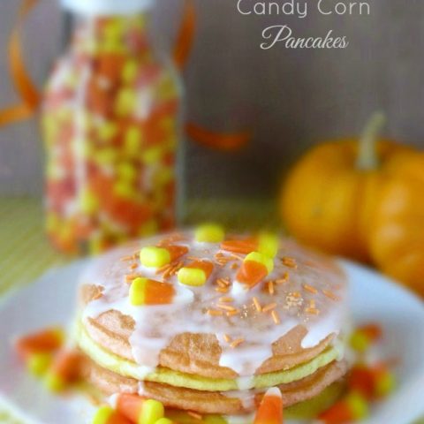 Buttermilk Candy Corn Pancakes