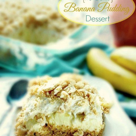 Easy No Bake Banana Pudding Dessert