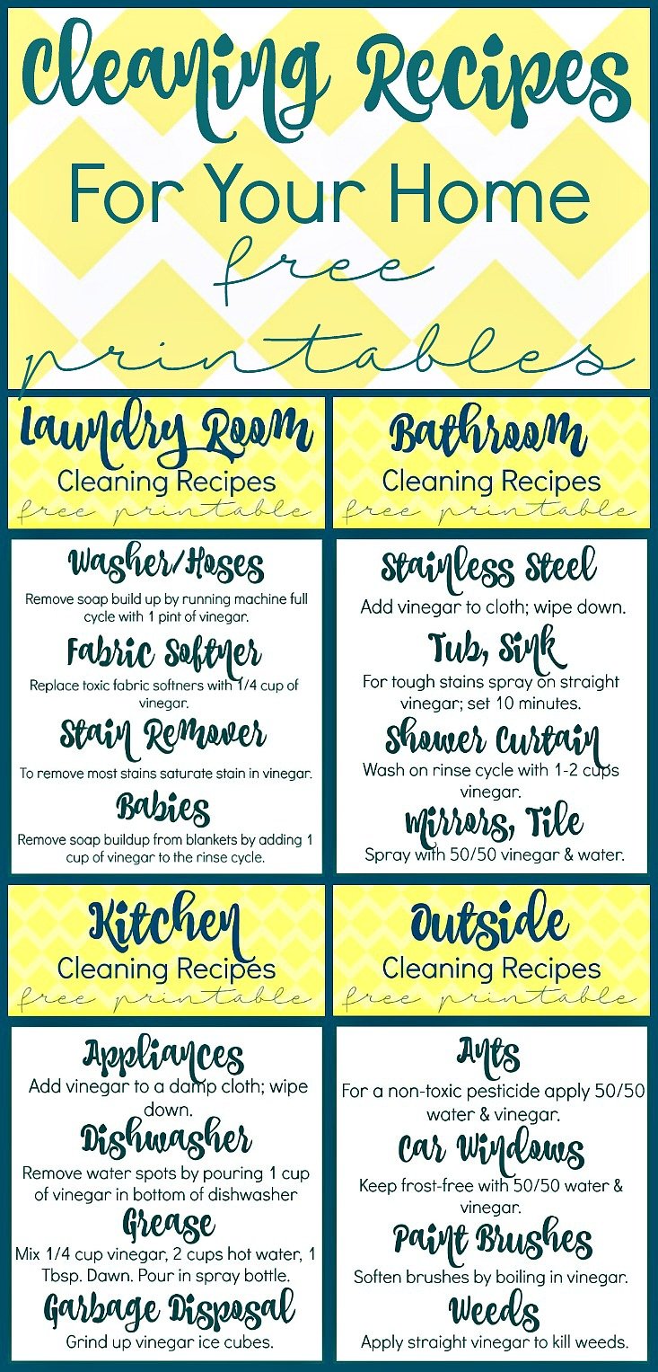 Cleaning Recipes For Your Home 